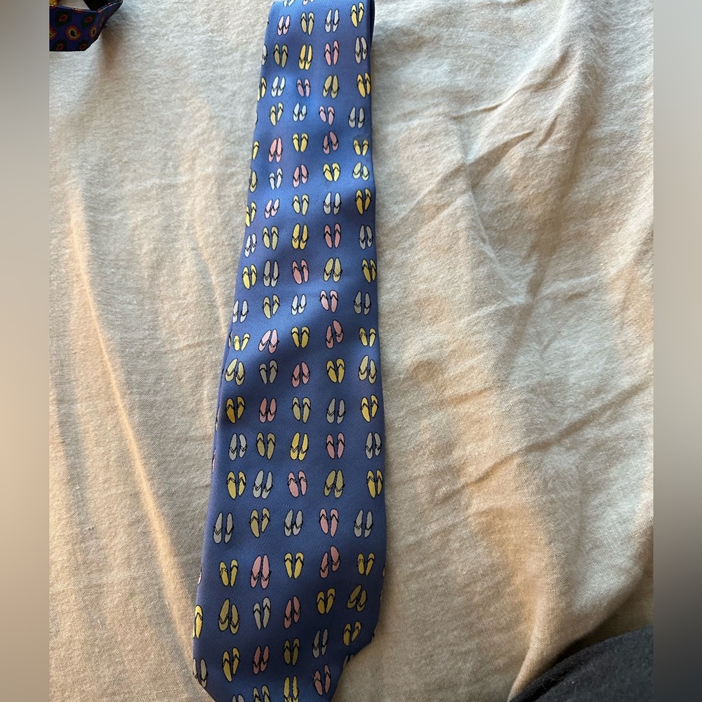J McLaughlin tie.